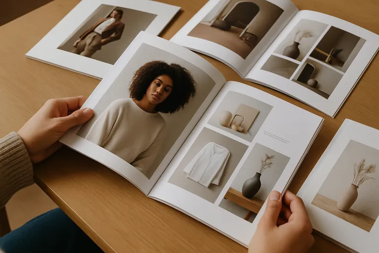 Inspiratie uit lookbooks voor drukwerk